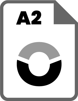 A2 Monochrome Plan Print