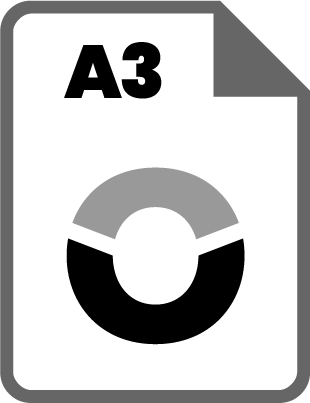 A3 Monochrome Plan Print