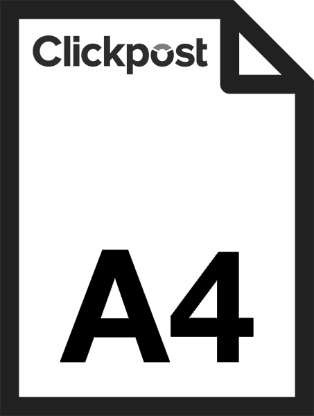 A4 Monochrome Plan Print